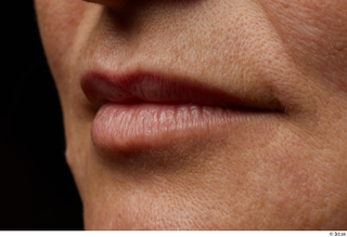 HD Face skin Alicia Dengra lips mouth pores skin texture…